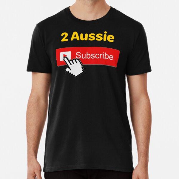

2 Aussie Premium T-Shirt S to 5XL Made in the AU/USA T-Shirt L