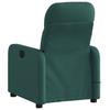 Massage Relax Chair Dark Green Fabric