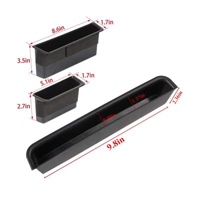 Car Door Inner Armrest Storage Box GrabTray Passenger Grab Tray Organizer for Jeep Wrangler JK 2007-2010 Interior Accessories
