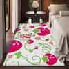 S-strawberry-shortcakeS Room Mats Anti-slip Absorb Water Long Strip Cushion Bedroon Mat Household Carpets