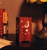 7Colors Night Light Moon Stars Hollow Out USB Projection Lamp for Decoration