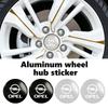Aluminium-Abzeichen Auto Radnabenabdeckung Aufkleber Radkappen Decals Für Insignia Astra G J F K Vectra C H Corsa C B D Omega