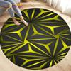 Tappeto per area illusione visiva geometrica astratta 3D Tappeto grande, rotondo per soggiorno, camera da letto, divano, decorazione, tappetino antiscivolo