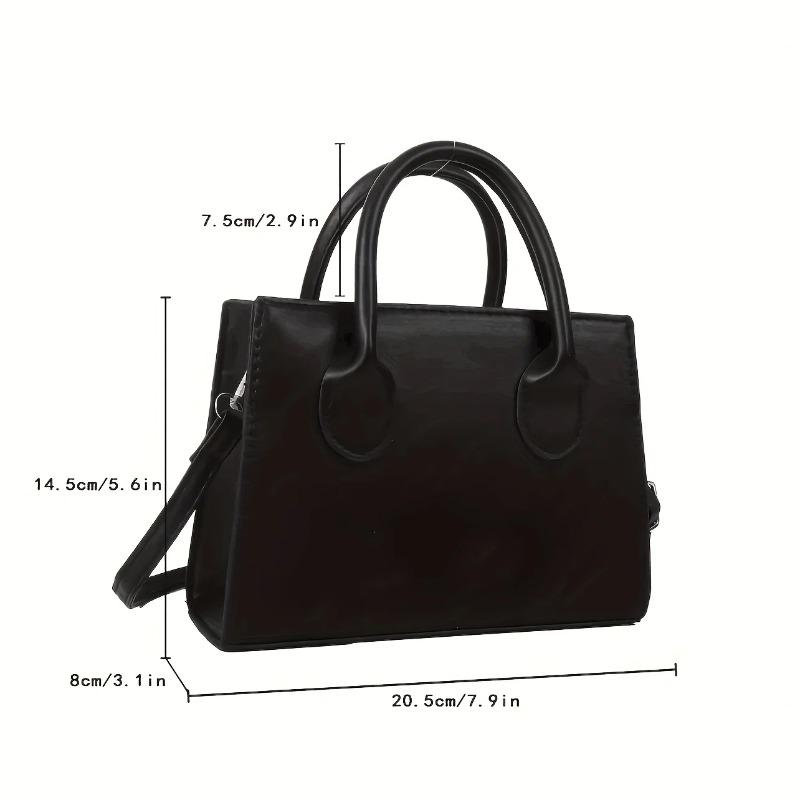 Trendige quadratische Handtasche für Damen, einfache Mini-Umhängetasche, minimalistische Oberhenkeltasche, einfarbige Geldbörse, Designertasche
