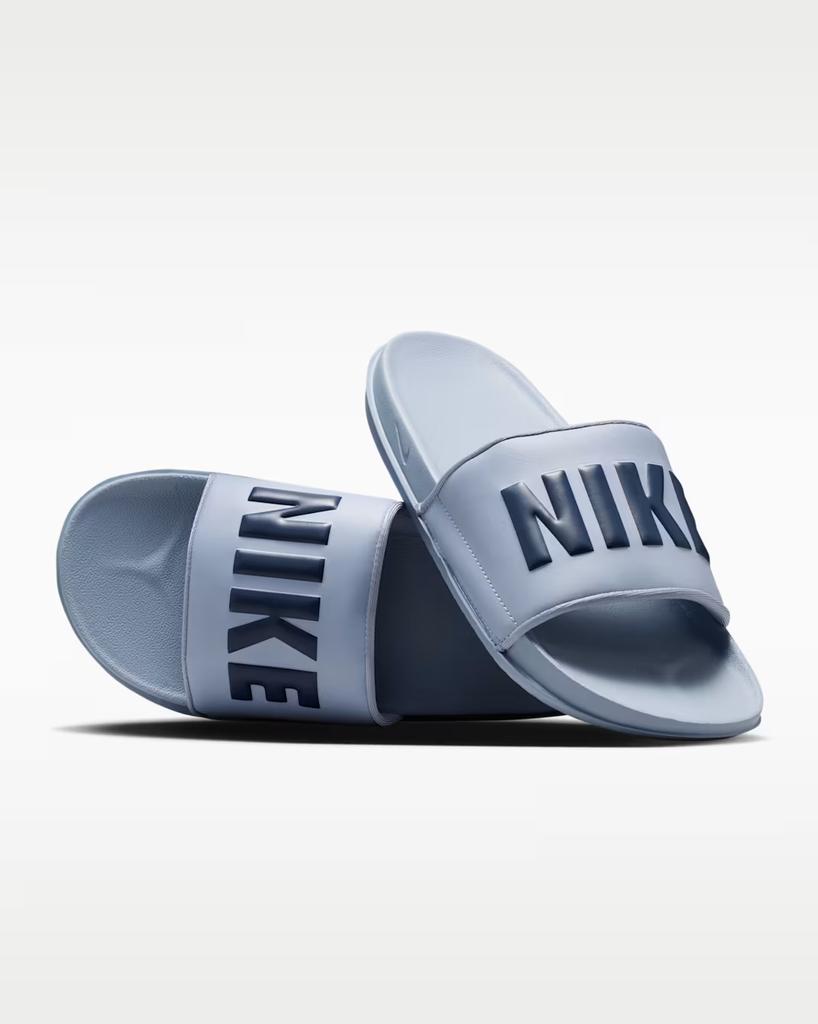 BQ4639-410 Nike Offcourt Slide Ashen Slate/Midnight Navy (Men's)