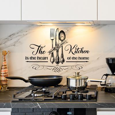 Adesivi Murali per Cucina per Decorazioni Domestiche Divertenti e Creative Design Utensili da Cucina per Ristoranti e Spazi Abitativi