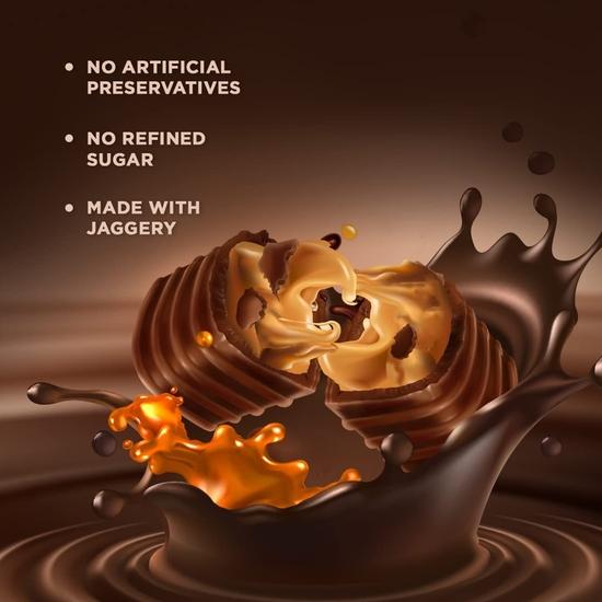 Open Secret Chocolate Almond Brownie (Pack 6), Caramel Choclate (Pack 4) | Chocolate Gifts Hamper| Zero Refined Sugar No Maida Guilt