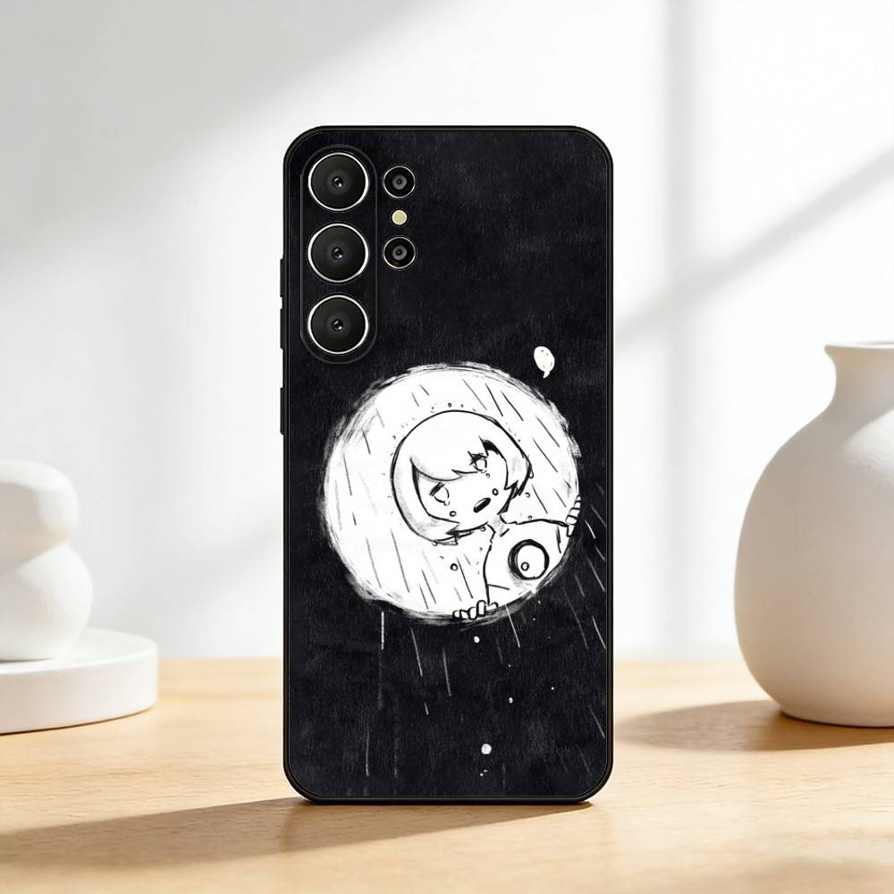 M-MUSIC Yorushika-a S-sart-t Handyhülle Für Samsung S26,S25,S24,S21,S22,S23,S30,Ultra,S20,FE,Lite,10,9,Schwarze Hülle