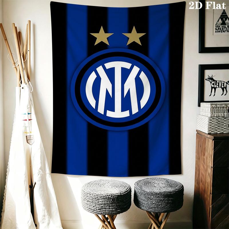 Inter Milan Logo Threepiece Set 1 Duvet Cover 2 Pillowcase Without Core Duvet Cover And Pillowcase Christmas Birthday Gift