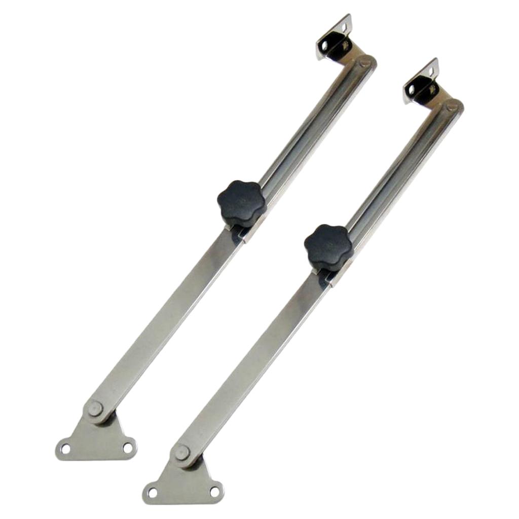 2x 8" Stainless Steel Boat Lock Hatch Deck Hinge Adjustable Latch Fastener
