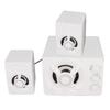 Computer Speaker 2.1 USB Powered Stereo Subwoofer Multimedia Wired Speaker with RGB LED Light for PC Laptop