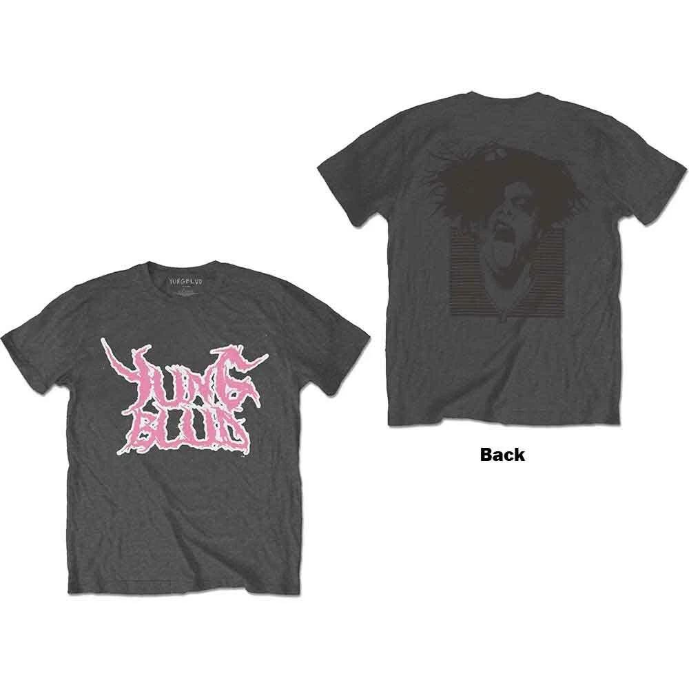 Yungblud Unisex T-Shirt: DEADHAPPY Pink (Back Print) (Medium) S