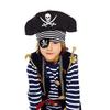1 Set Pirate Eye Patch Felt One Eye Skeleton Elements Costume Matching Supply Blinder Blindfold Toy for Household Kindergarten