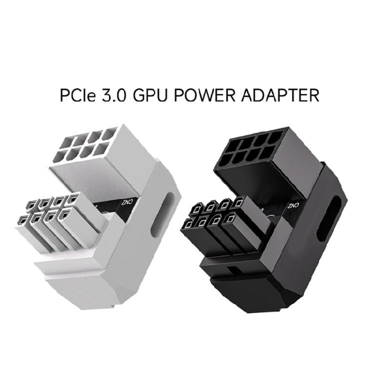 CPU 8Pin Power Connector Adapter 180 Degree Connector for Desktop Graphics Card Mainboard 8Pin Power Steering Connector