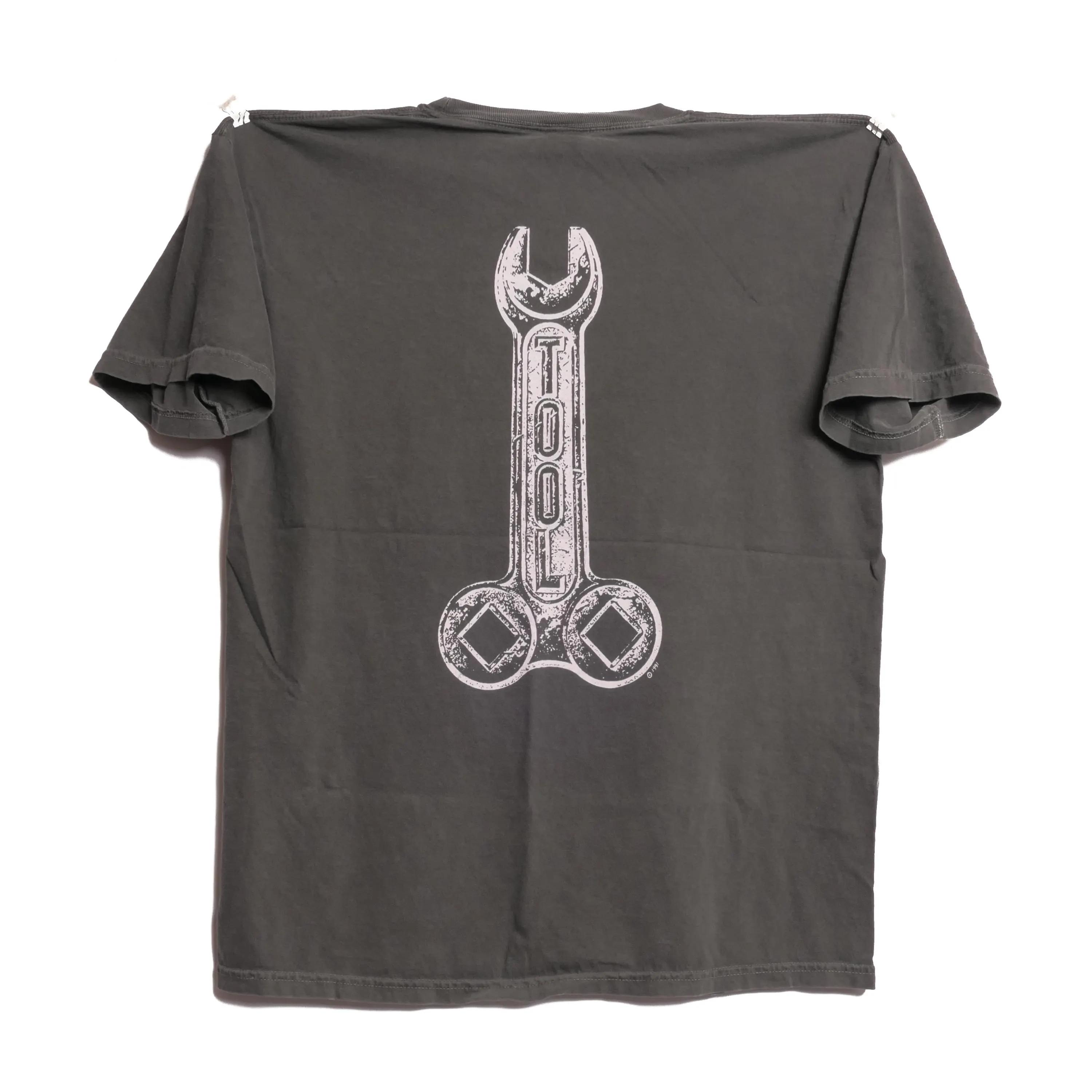 ZX Tool Band Wrench Tee 72826 Demo Tape Tour Undertow Ultra Faded Heavyweight Post Metal Alternative Grunge Heavy Rock Punk S