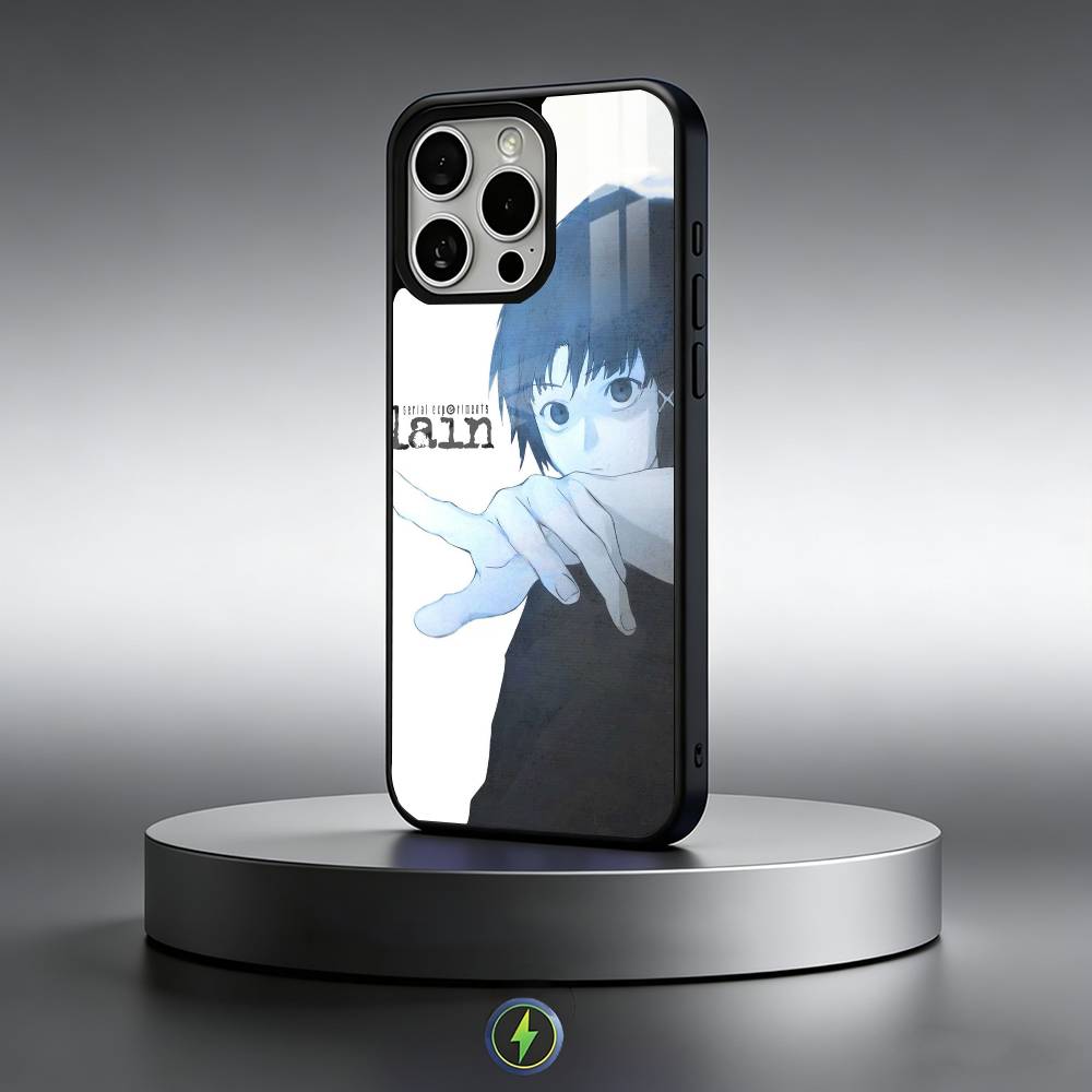 S-Serial Experiments L-Lain Phone Case For iPhone17,16,15,14,13,12,11 Plus,Pro Max Magnetic For Magsafe Wireless Charging