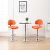 Bar Stools Set of 2 Faux Leather