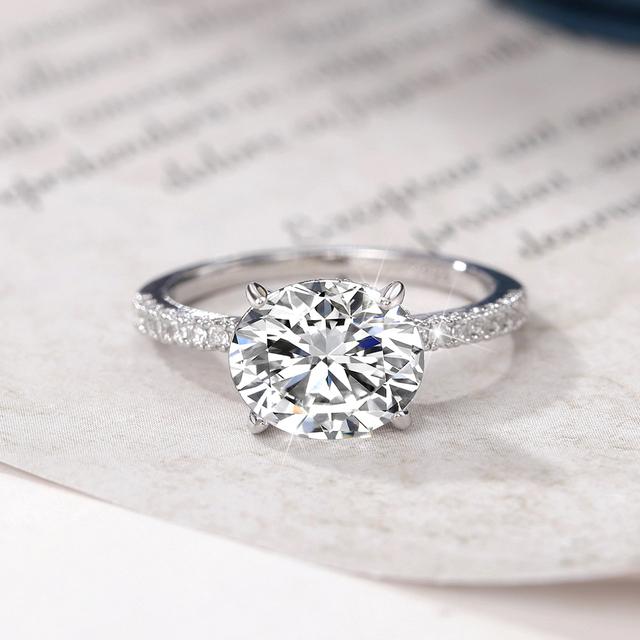 New 2022 Trend Gorgeous Wedding Rings for Women AAA White Cubic Zirconia Temperament Engagement Bands Jewelry