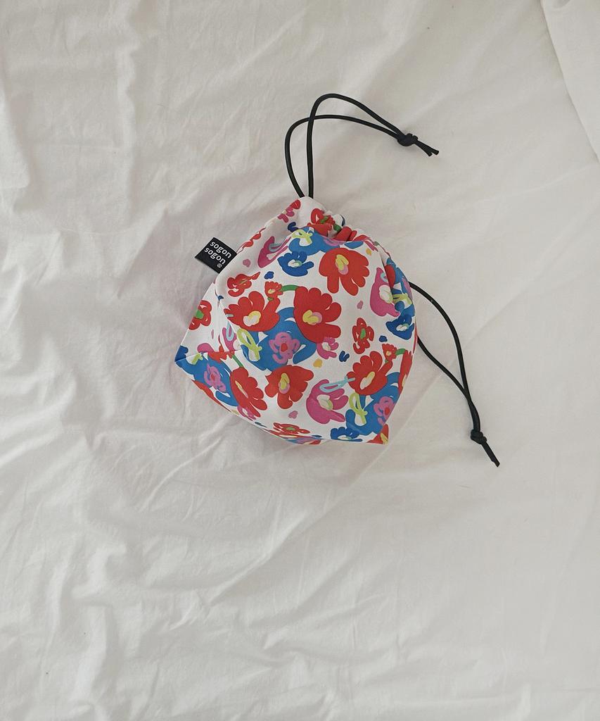 Sogonsogon Flower Dance String Pouch W