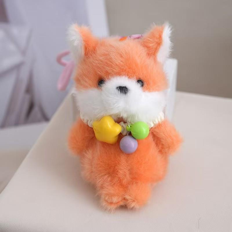 Cute Animal Plush Keychain With Pp Cotton Filling For Bags And Travel Accessories