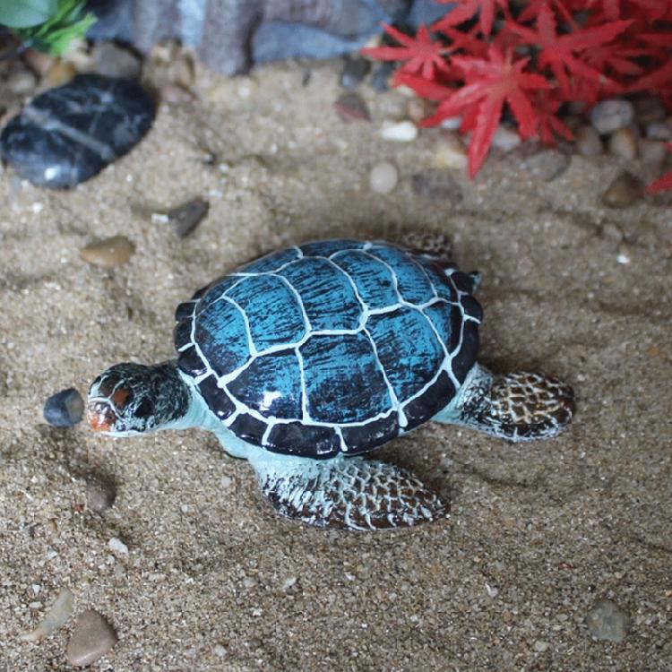 Resin Beach Sea Turtles Miniature Figurine Garden Decoration Fairy Garden