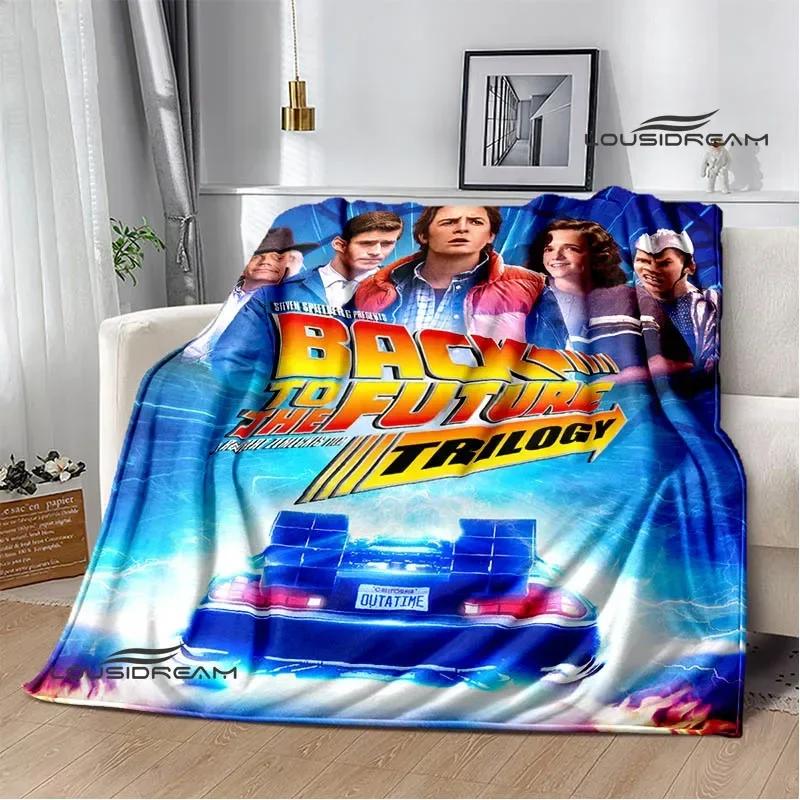 Movie Back To The Future blankets picnic blanket Warm Flannel blankets Soft and comfortable blanket bed linings Birthday Gift