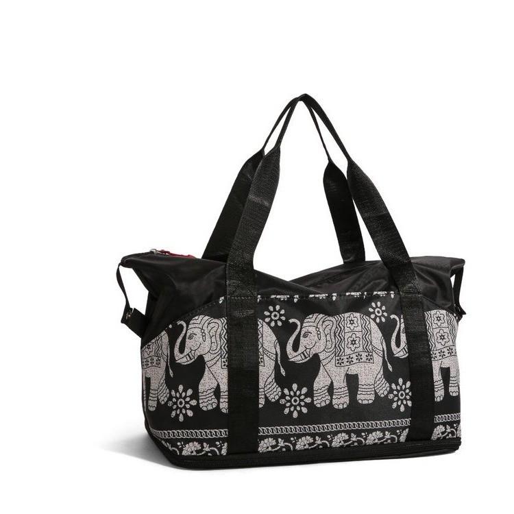 Women's Large Capacity Handheld Travel Bag - Expandable, Water-Repellent Sports & Fitness Luggage