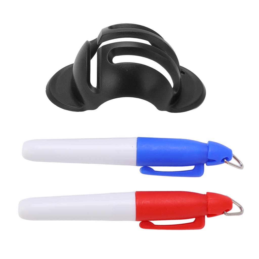 Golf Line Drawing Device Marker Stencil Golf Ball Triple Track 3 Line Marker for AlignmentBlack