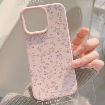 Růžový květinový vzor Silikonový kryt na telefon Pro Samsung A05S A06 07 15 16 34 35 53 54 55 S23 24 25 Ultra S24 FE A17 26 36 56
