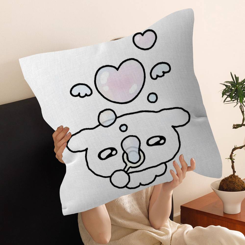 Cartoon U-Ujin Cushion Cover Pillowcase Upholstery Sofa Throw Pillow Home Decor Pillowcas