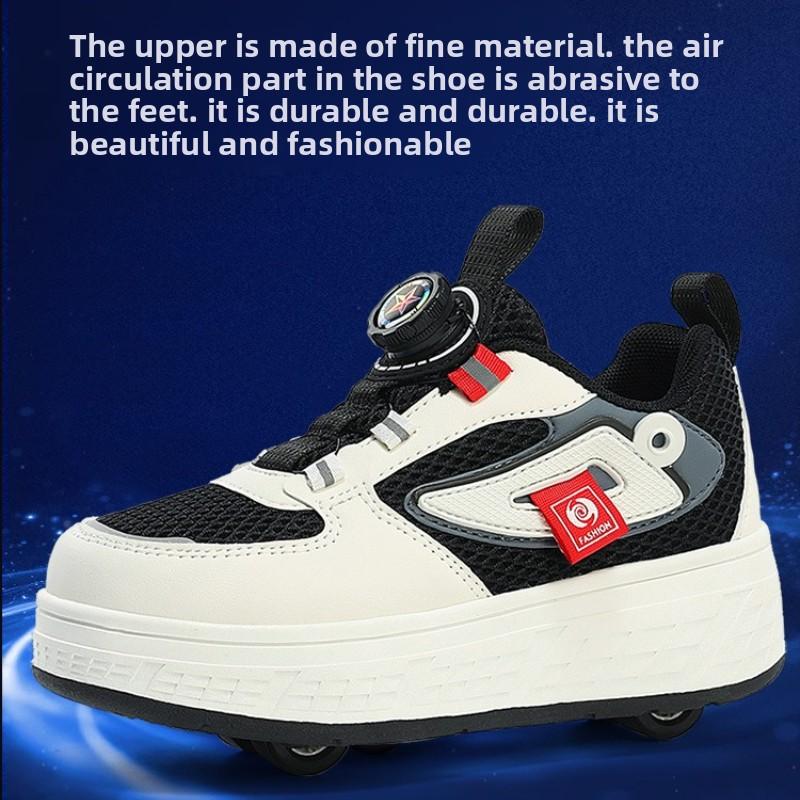 4 Wheel Racing Roller Skates for Boys and Girls Roller Inline Skates Shoes for Children's Ice Skating Sneaker with Wheels Gift