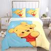 3pcs Winnie the Pooh Cute Cartoon Print Cover Set Ultra Soft, Breathable, and Comfortable Bedding with Stylish Design for Bedroom and Guest Room