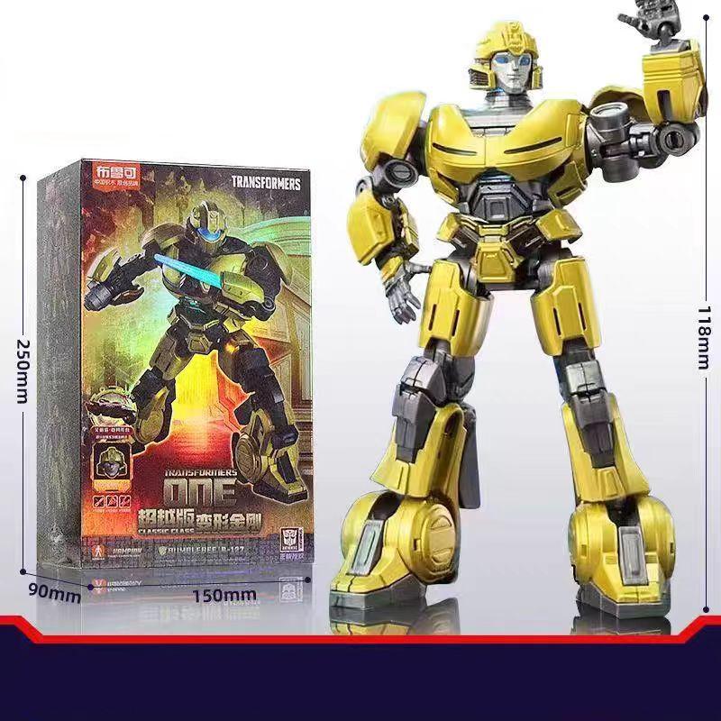 Blokees Movies Transformers One Toys LED Optimus Prime Starscream SENTINEL PRIME Megatron Action Figure Assembled Toy Kids Gift