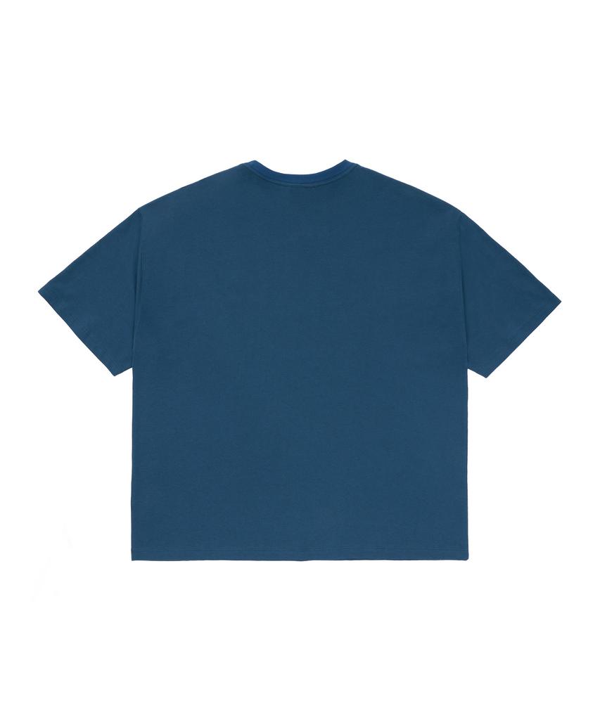 Yunibeoseugameonteu Dot Signed T-Shirt_Blue