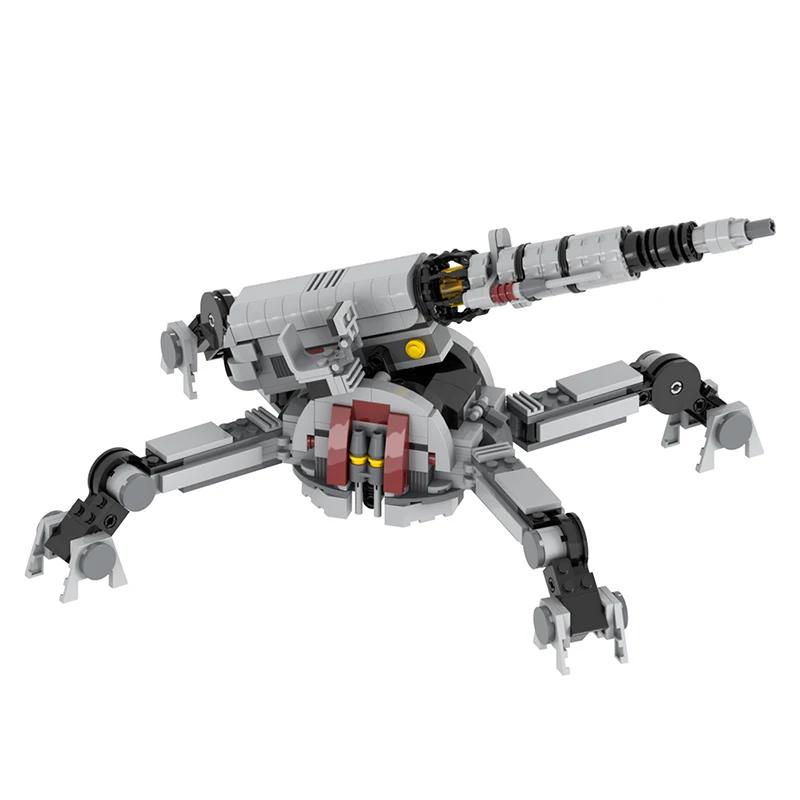 MOC 451 PEZZI Cannone Anticarro Serie Militare Arma Guerre Fai da Te Giocattoli Educativi Per Bambino Blocchi da Costruzione Film Regali di Natale