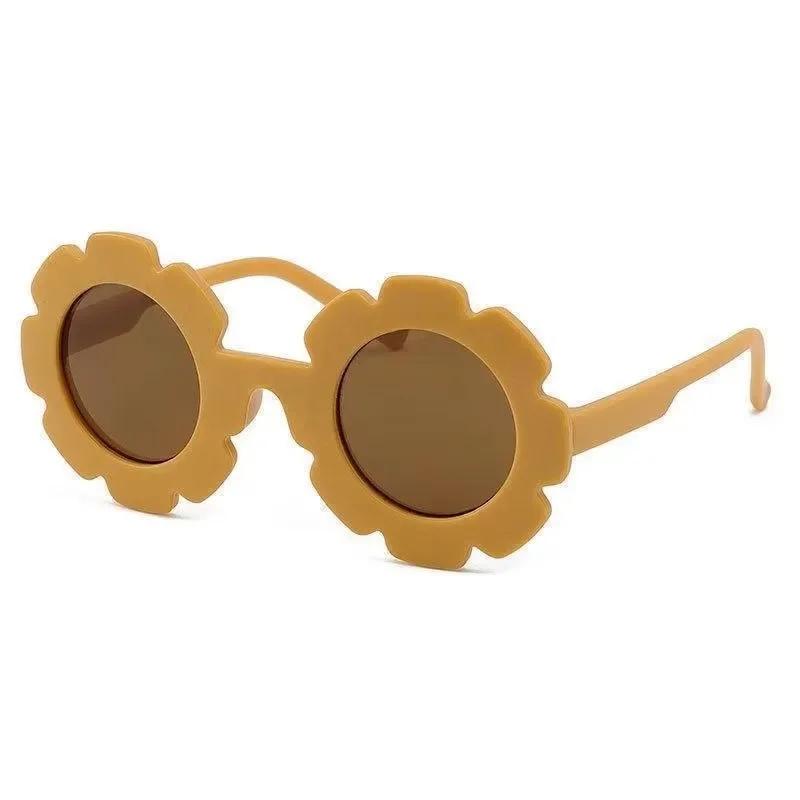 1-3pcs Sun Flower Cute Kids Sunglasses Boy Girls Toddler Lovely Baby Flowers Style Girls Outdoor Children Sunglasses
