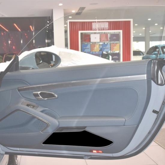 Glossy Piano Black Door Storage Cover Trim For Porsche 718 Boxster Cayman