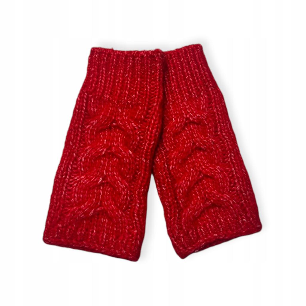 Red Fingerless Gloves Loft