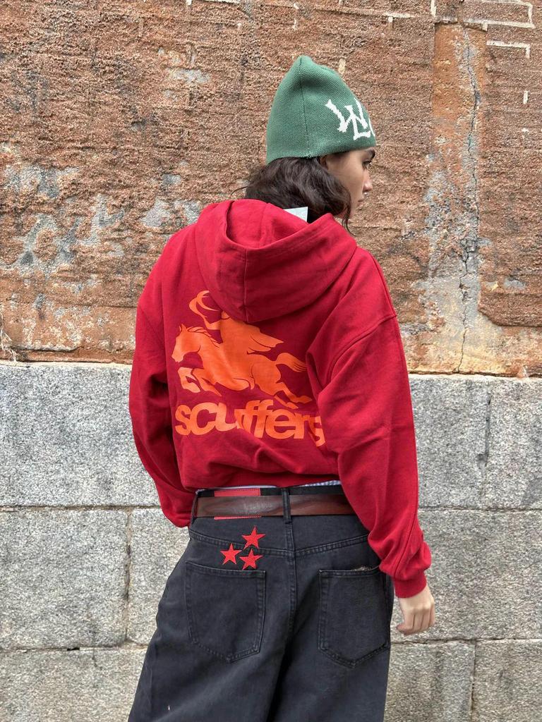 Unisex Trendiger Lockersitzender Amerikanischer Buchstaben Hoodie