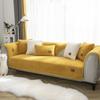 Winter New Solid Color Thickened Lamb Wool Sofa Cushion Modern Simple Non-Slip Sofa Seat Cushion Towel Cover