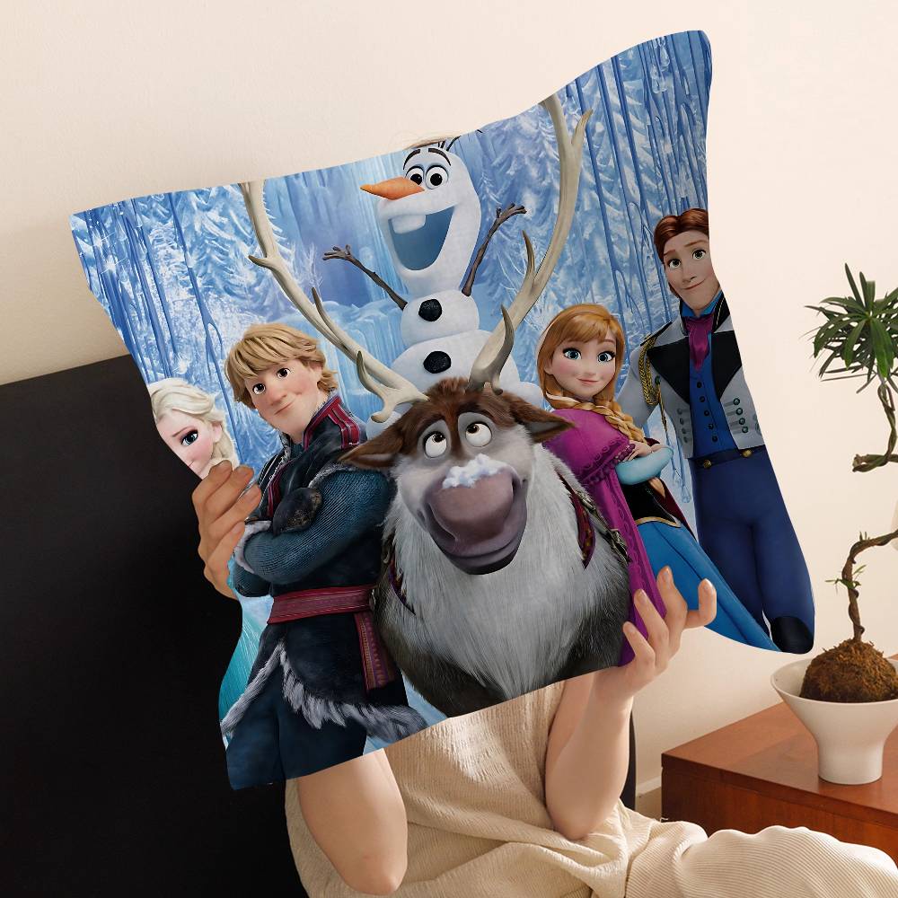 Cartoon-F-Frozenes Maple Design Cushion Cover Happy Autumn Harvest decor Holiday Decorati Pillow Cover
