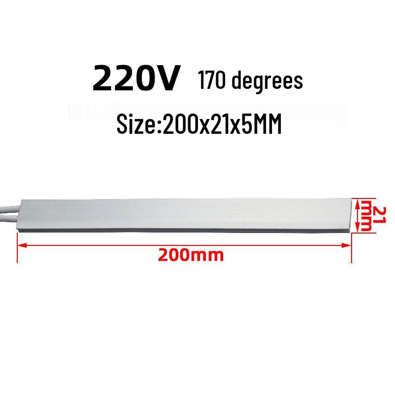 220V P Ceramic Electric Heater, 200-215mm, 60-270°C, Constant Temperature
