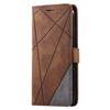For iPhone 11 Leather Case with Strap Skin-touch Splicing Wallet Phone Cover