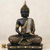 New Limited Edition 25 Centimetre Meditating Sitting Buddha Idol Statue Showpiece Home Decor Decoration Items for Living Room and Gifts