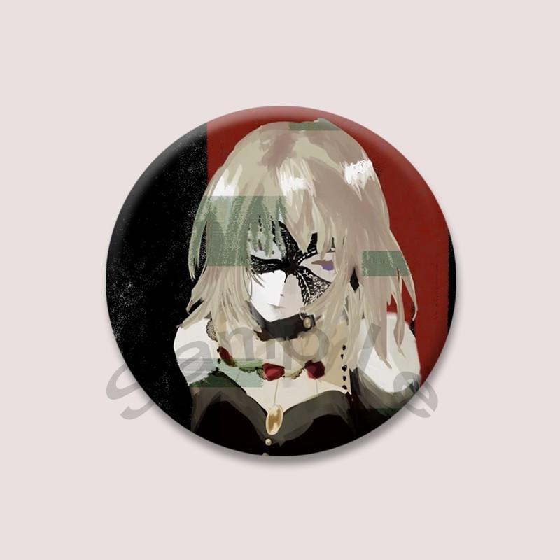 Bang Dream Ave Mujica Cartoon Badge Anime Character Sakiko Togawa Uika Misumi Lapel Pins Kawaii Manga Brooch for Bag Decor Gifts