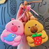 Nouveaux Porte-clés Capybara Dessin Animé Pendentif Pour Femmes Y2k Sac Sac pour Écouteurs Porte-clés de Voiture pour Couple Charme Capybara Mignon Accessoires Cadeaux