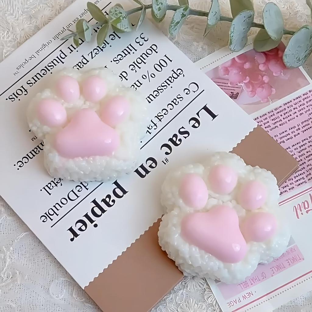 Squeeze Rice Ball Paw Print Bouncy Texture Watery and Stress Relief Relaxing Squeeze Durable Suitable for Children and Gift Toy, Shape, [New Feel!