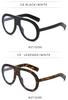 New Women's Large Frame European American Sunglasses - Trendy Goggle Style Fashion with High-End Feel