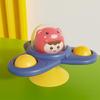 Baby Suction Cup Rotating Toy For Soothing Babies Capable Of Gnawing On Tops Cartoon Children'S Soothing Tool