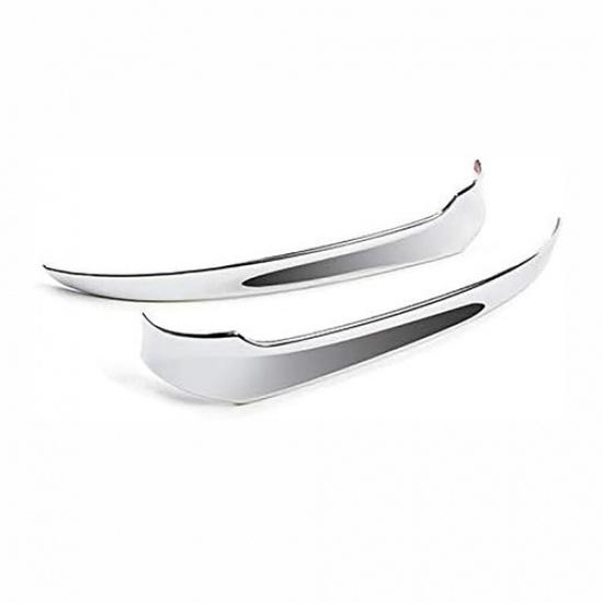 Pair Chrome Rearview Mirror Side Cover Lower Trim For Mazda CX-5 2nd Gen CX-9